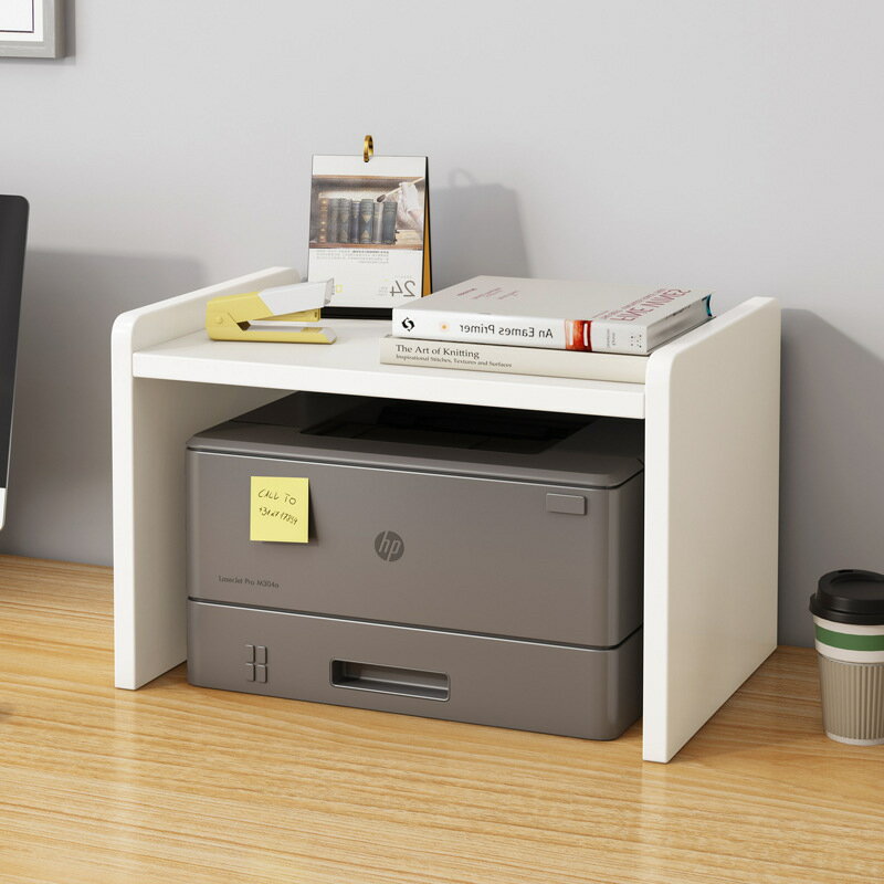 【品質保證】置物櫃 置物架 打印機置物架多層收納架辦公室桌上小層架書桌支架文件夾架子桌面