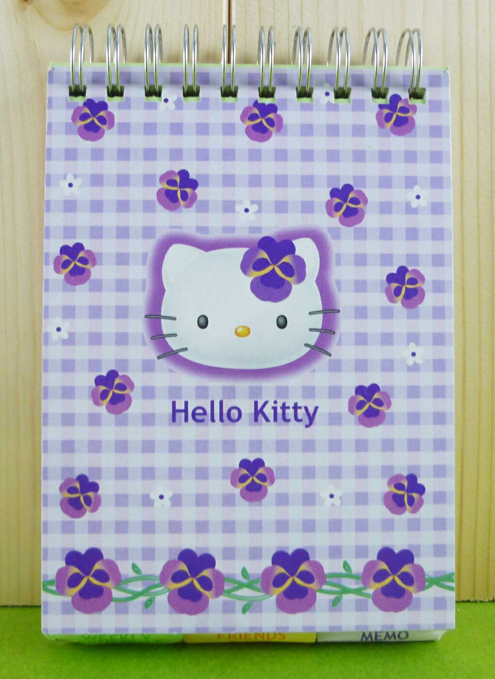 【震撼精品百貨】Hello Kitty 凱蒂貓 筆記本 紫色花花【共1款】 震撼日式精品百貨