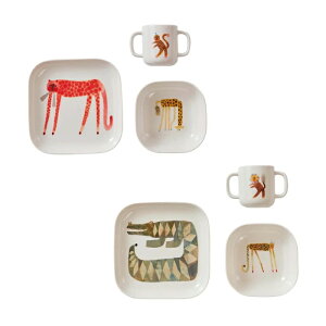 丹麥 OYOY Moira手繪風陶瓷餐具組(2款可選)