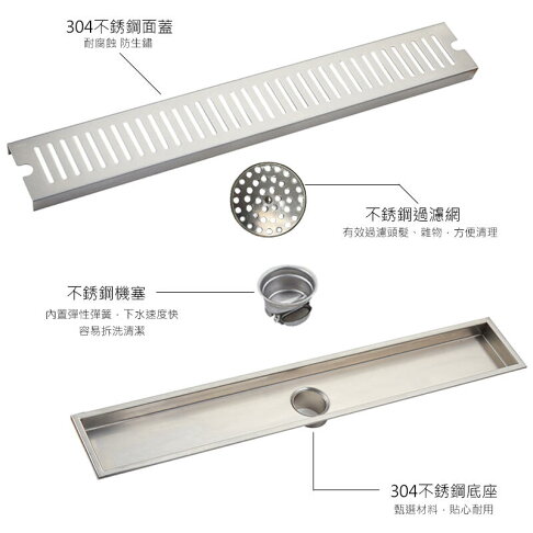 排水孔地漏hb010 加長型地板落水頭集水槽不銹鋼落水頭50cm 60cm 防蟑防蟲防臭水門排水孔地漏 昇瑋鋁窗五金直營店 排水孔地漏hb010 加長型地板落水頭集水槽不銹鋼落水頭50cm 60cm 防蟑防蟲防臭水門排水孔地漏 昇瑋鋁窗五金直營店