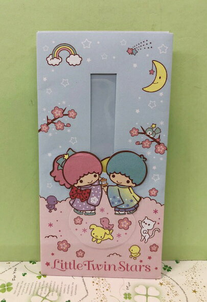 【震撼精品百貨】Little Twin Stars KiKi&LaLa 雙子星小天使 Sanrio 抽拉式紅包袋-和服#84660 震撼日式精品百貨