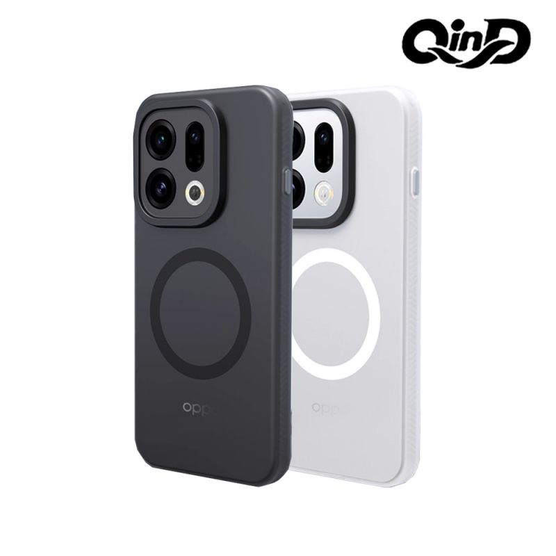 QinD OPPO Find X9 Pro 5G 隱砂磁吸保護殼 手機殼 保護套 霧面殼 磨砂殼 磁吸殼 支援 MagSafe