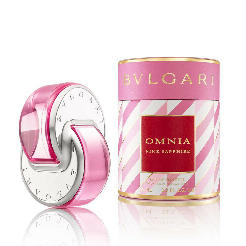 BVLGARI 寶格麗 Omnia Pink Sapphire 水晶系列限量版粉晶女性淡香水 65ml｜期間限定◆秋冬迷人香氛