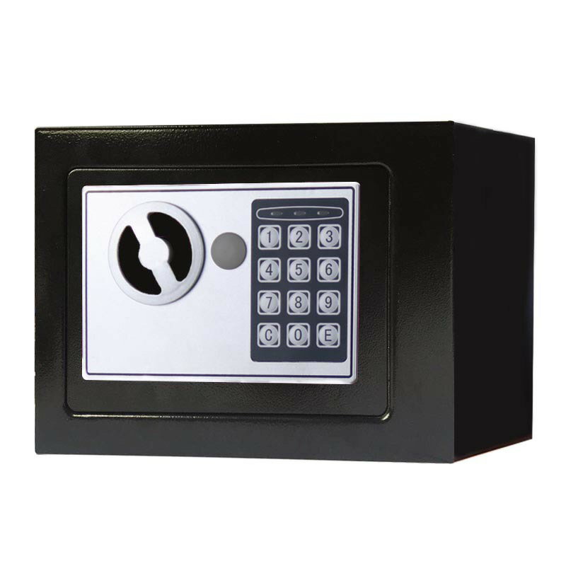 廠家直銷顏色可選投幣保險柜17E小型全鋼密碼家用辦公迷你保險箱