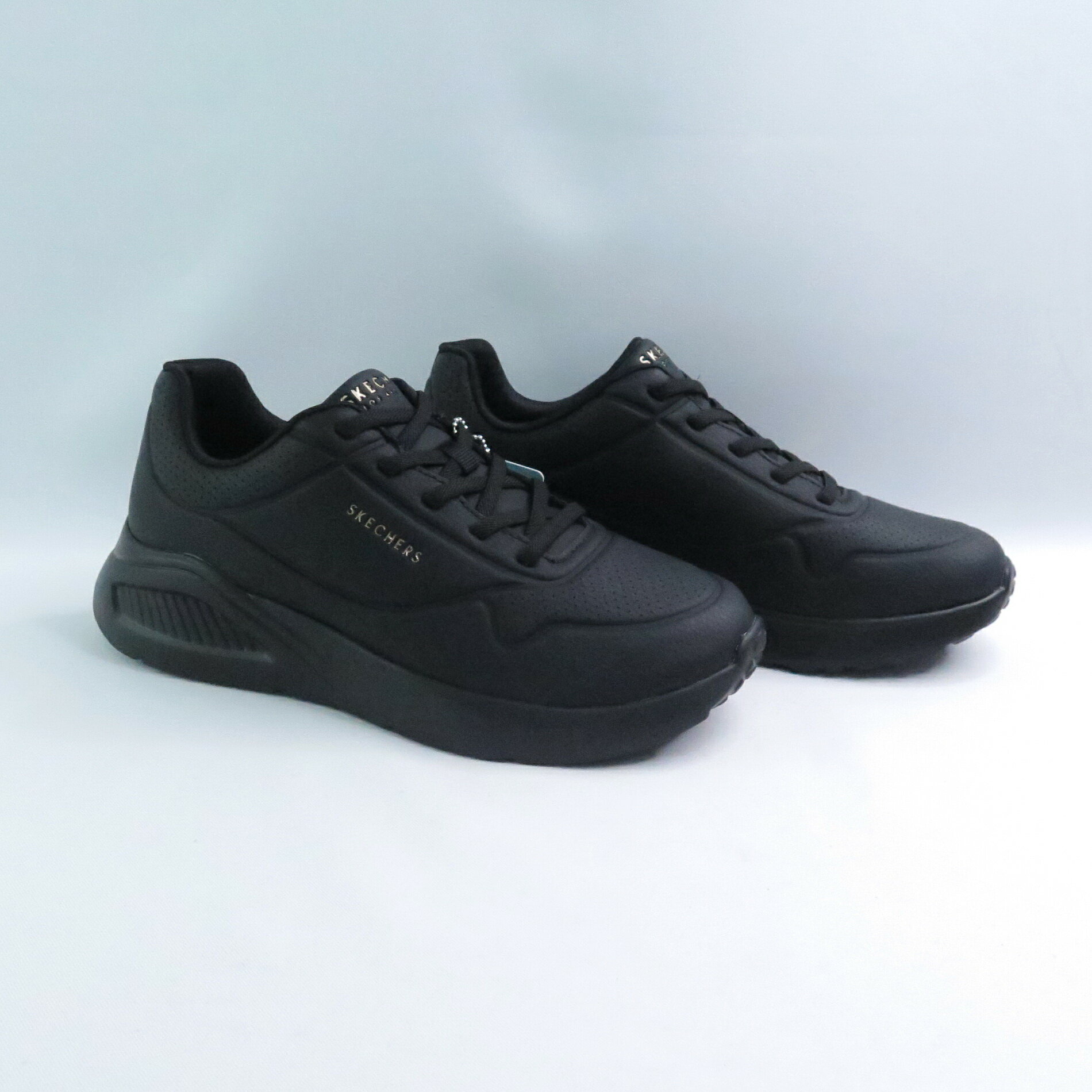 Skechers 177289BBK 女休閒鞋 Uno Lite - Lite Work 黑【iSport愛運動】