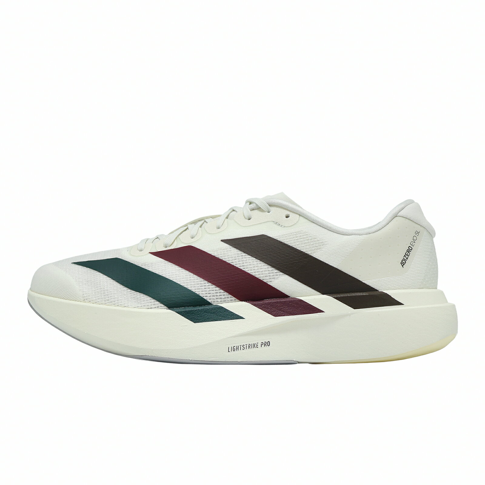adidas 慢跑鞋 Adizero Evo SL M 男鞋 米白 綠 運動鞋 緩震 愛迪達 KI9542