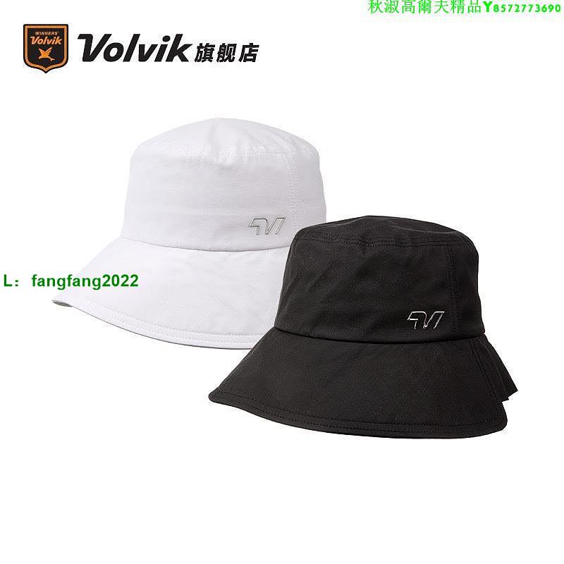 新款Volvik沃維克高爾夫帽運動戶外女款百褶凈版漁夫帽golf用品