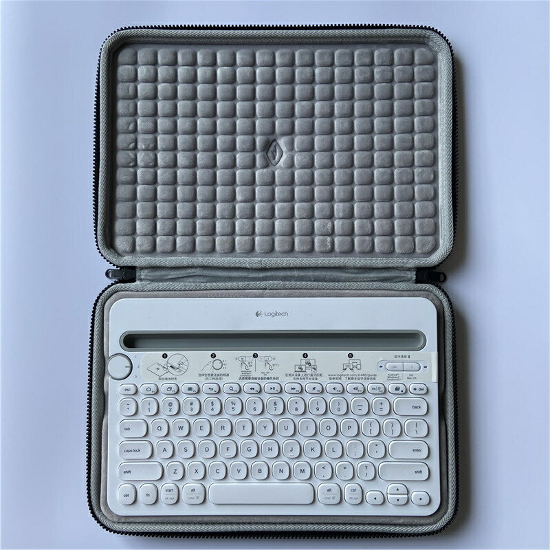 鍵盤包 鍵盤手提袋 鍵盤袋 適用K380 K480 K580 K780藍芽MK470鍵盤收納保護硬殼包袋套盒『YS2596』