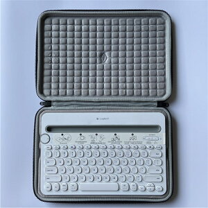 鍵盤包 鍵盤收納包 鍵盤防塵包 適用羅技K380 K480 K580 K780藍芽MK470鍵盤收納保護硬殼包袋套盒『YJ00758』