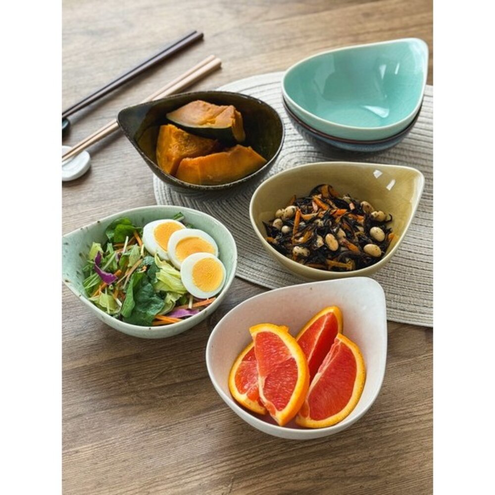 日本 六色 水滴碗 美濃燒 關東煮 日式風格 小菜碗 | 湯碗 飯碗 日本製碗 碗 甜點碗 帶柄碗 煮物缽 - 日本 六色 帶柄碗 甜點碗 水滴碗 日式風格 小菜碗 美濃燒 湯碗 飯碗 關東煮 日本製碗 碗 煮物缽