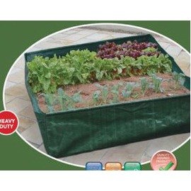 【種植袋-909040】家庭菜園 樓頂隔熱 正方花盆 種菜盆(含竿)90x90x40cm-5101001