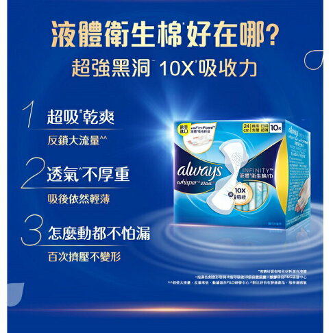 好自在 經典款 液體衛生棉 34cm 10片 2