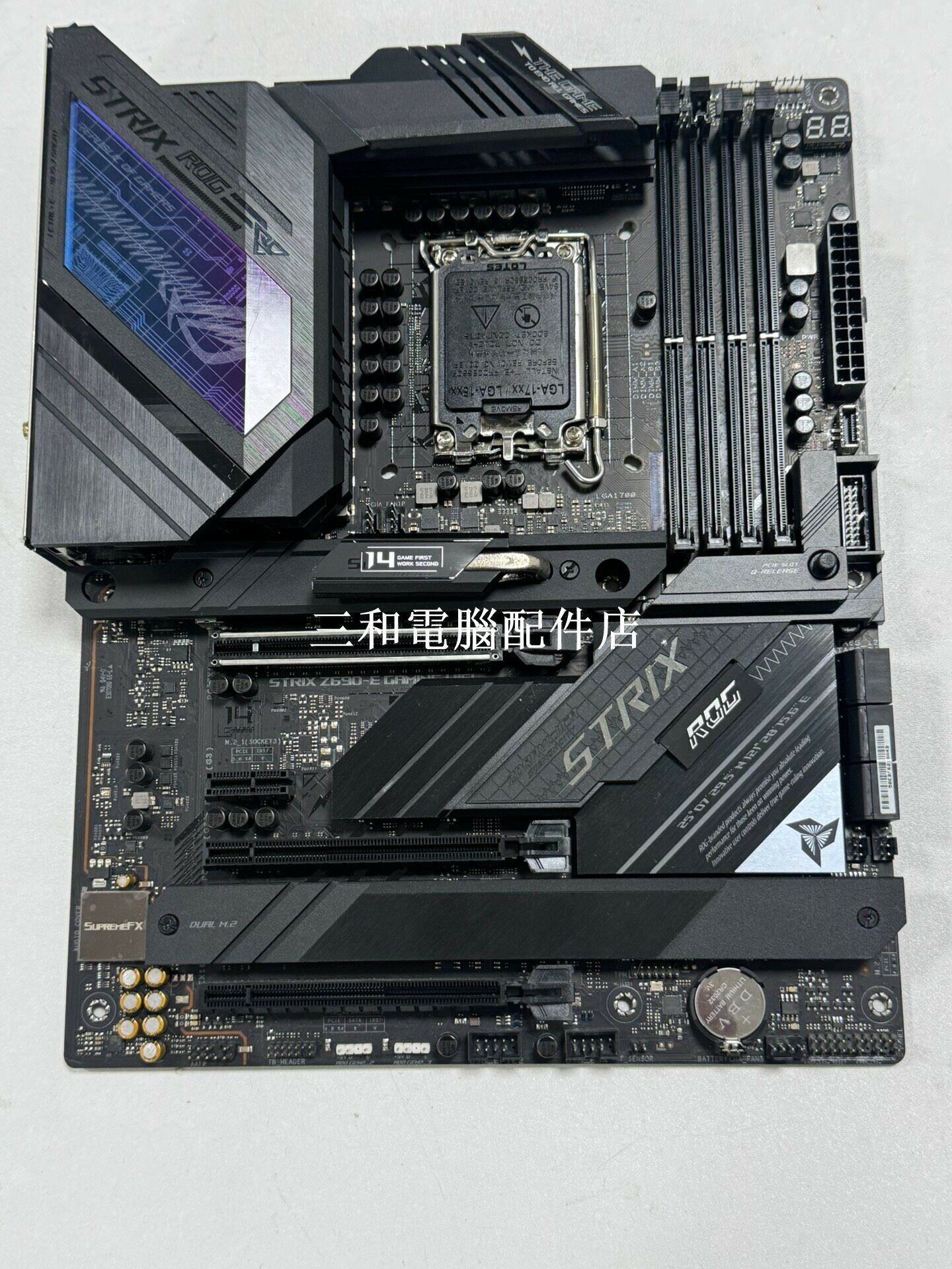 華碩ROG STRIX Z690-E GAMING WIFI 主機板 支援12-14代處理器 DDR5 最新BIOS 神光同步