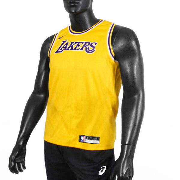 Nike NBA [WZ2B7BZ2W-LAK] 青少年 球衣 籃球背心 背心 圓領 湖人 黃紫