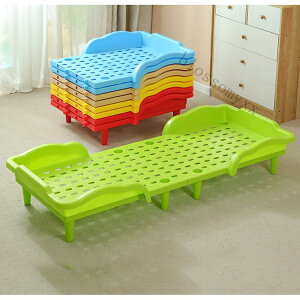 熱銷 幼兒園兒童 專用午休 塑料可折疊床 家用小孩午睡 單人床拼接小床