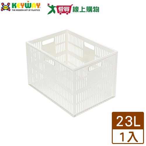 KEYWAY聯府 深型特大總理萬用籃 DT38 台灣製 雙邊提把 可堆疊 收納 置物 整理【愛買】