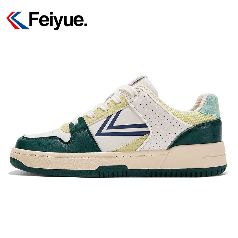 【元素運動】Feiyue/飛躍運動女鞋春夏季新款透氣拼接板鞋美式小眾情侶鞋