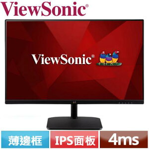 【最高22%回饋 5000點】ViewSonic優派 24型 VA2432-H IPS 薄邊框設計螢幕