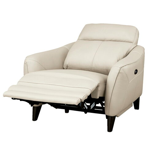 ◎1人用電動沙發 電動可躺式沙發 單人沙發 LS06 半皮 NW LBE NITORI宜得利家居 0