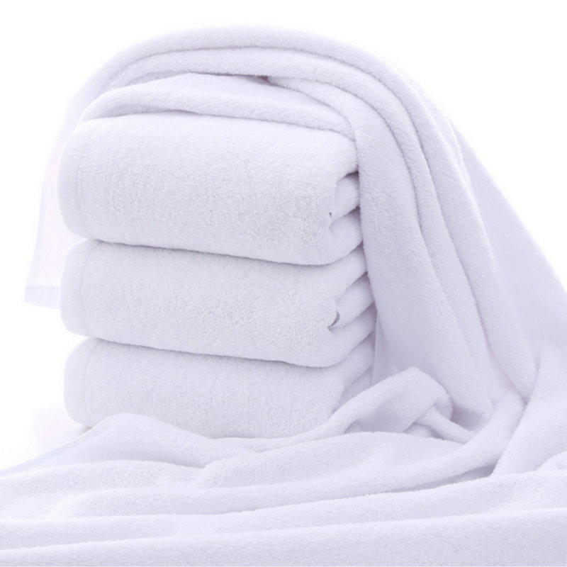 飯店浴巾 白色純棉浴巾 純棉大浴巾 酒店浴巾 毛巾【DK150】 123便利屋