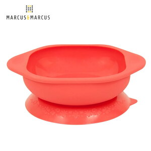 【加拿大 Marcus & Marcus】動物樂園矽膠防漏幼兒學習吸盤碗-獅子(紅)