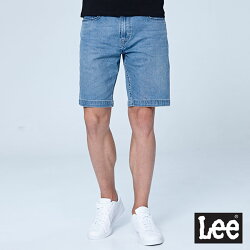 Lee 牛仔短褲-水洗藍