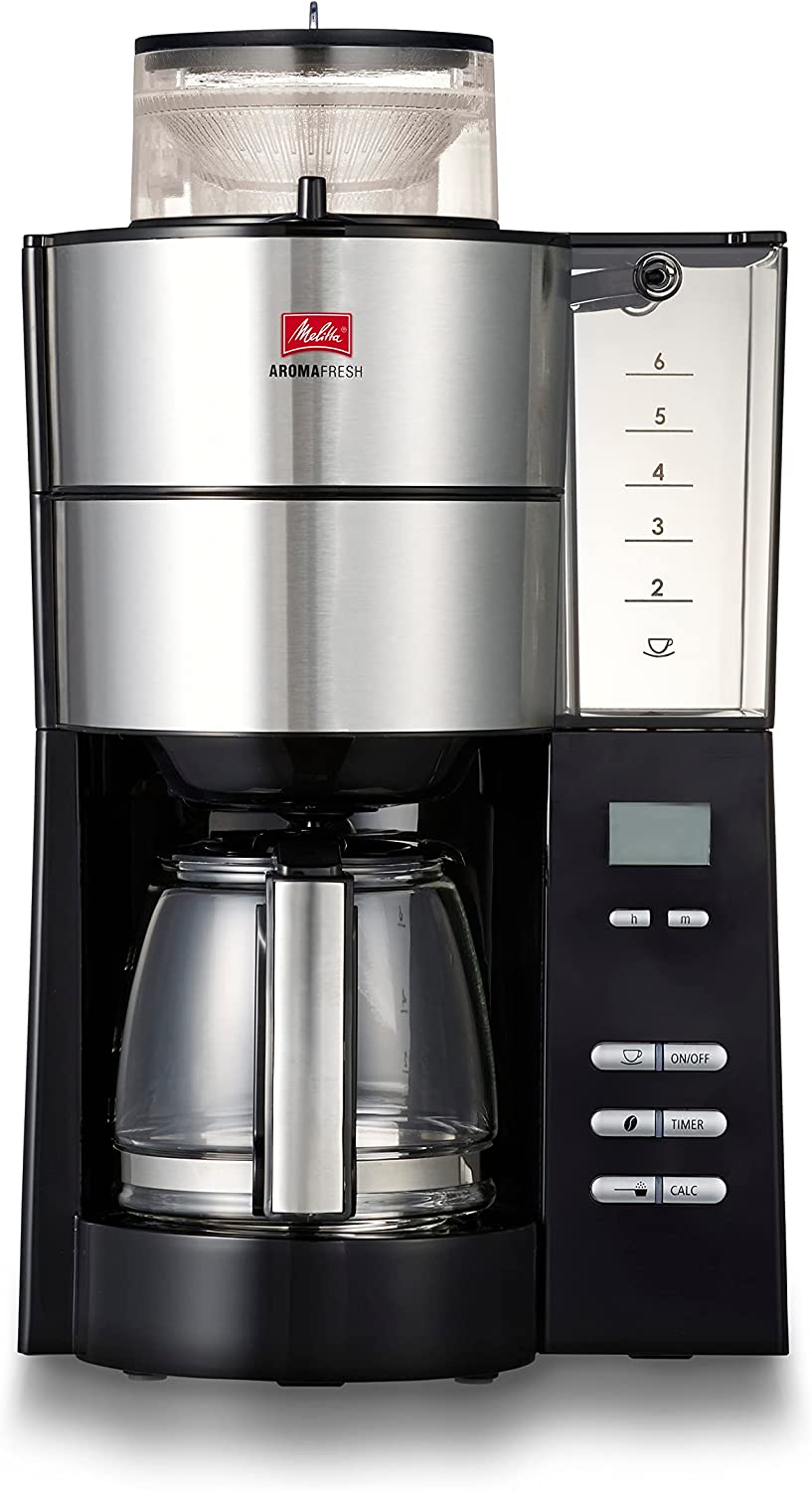 日本代購 空運 Melitta AFG622-1B 全自動 咖啡機 滴漏式 美式咖啡機 磨豆 6杯份 玻璃壺 保溫