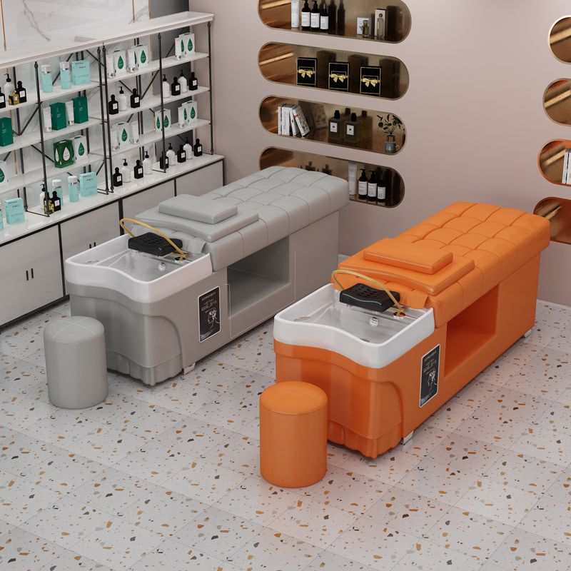 【最低價】【公司貨】理發店專用搭配熱水器熏蒸水循環頭療洗頭床發廊美容院泰式全躺床 6