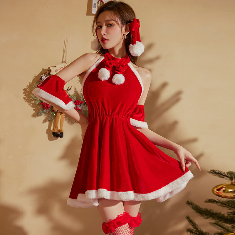 優樂悅~性感情趣內衣聖誕免脫可愛制服激情2024新款誘惑套裝火辣睡衣用品~私密發貨