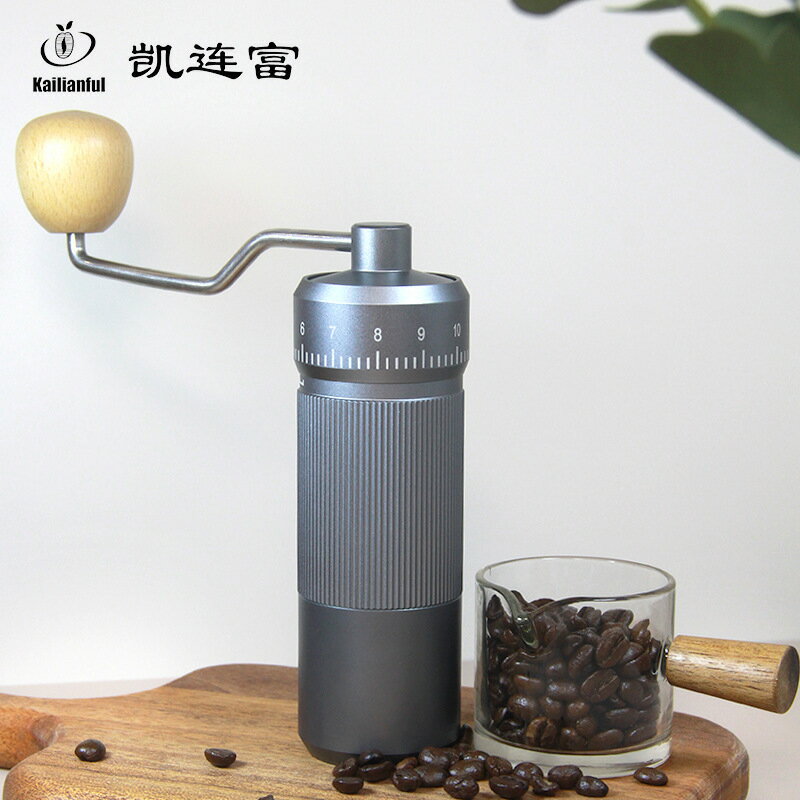 凱連富手搖咖啡磨豆機研磨機家用咖啡機手搖磨豆機便攜旅行露營用【Snowbelle優選】