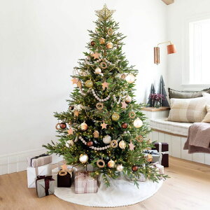 聖誕樹裝飾北歐ins風家用擺件套餐 網紅節日PE自動樹櫥窗場景布置