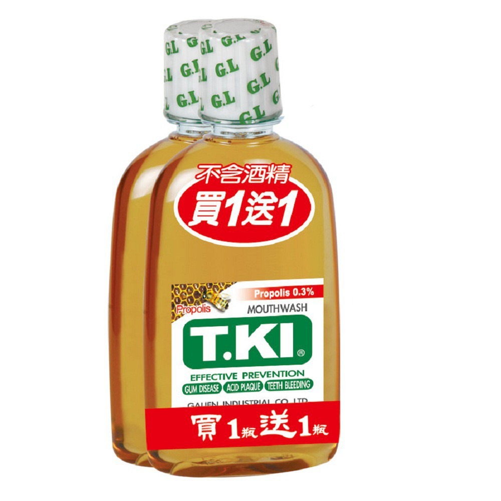 【T.KI】鐵齒蜂膠漱口水 350ML/瓶 (買1送1)