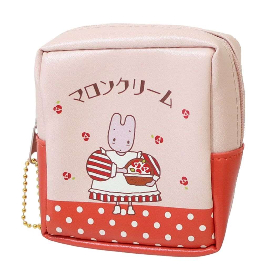 asdfkitty*茉莉兔 方型迷你化妝包/收納包/置物包/零錢包-日本正版商品