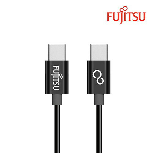 FUJITSU富士通 Type-C-A to Type-C-A 傳輸充電線 UM-450 mac 3A快充 100cm