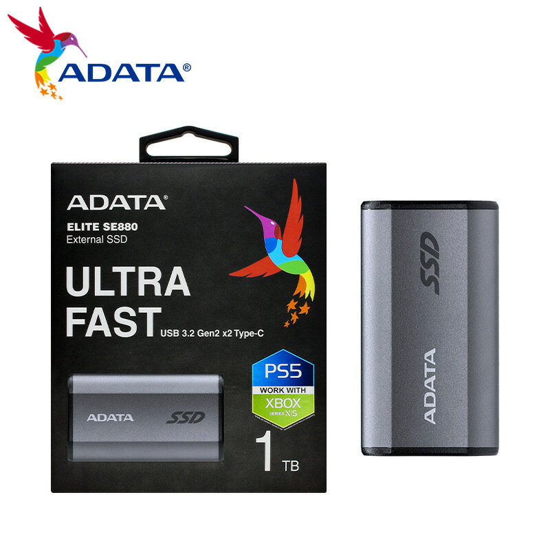 威剛ADATA 500GB 1TB USB3.2/Type-C介面 SE880移動高速固態硬碟【宜家良品百貨】