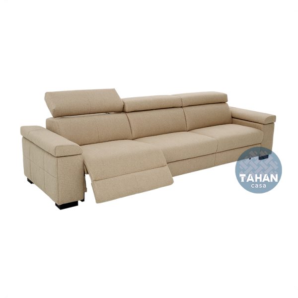 達克米色四人座電動沙發 2