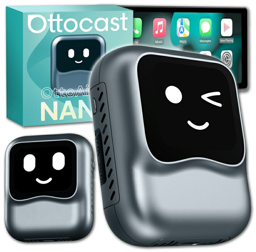 CarPlay AI車機 Ottocast Nano 8+128G 無線Netflix YouTube ChatGPT