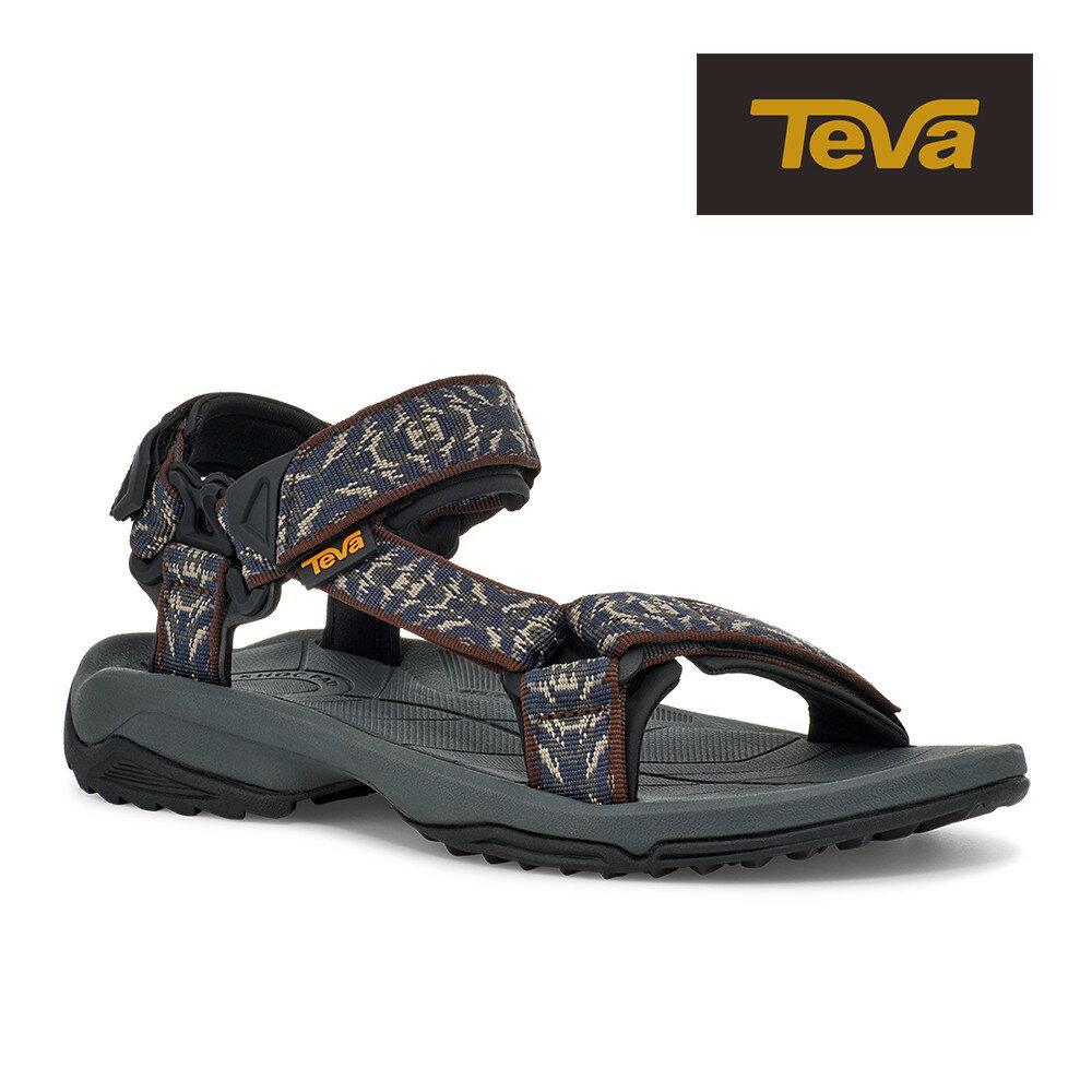 《台南悠活運動家》【TEVA】男 Terra Fi Lite 水陸機能涼鞋/雨鞋/水鞋-影深黑