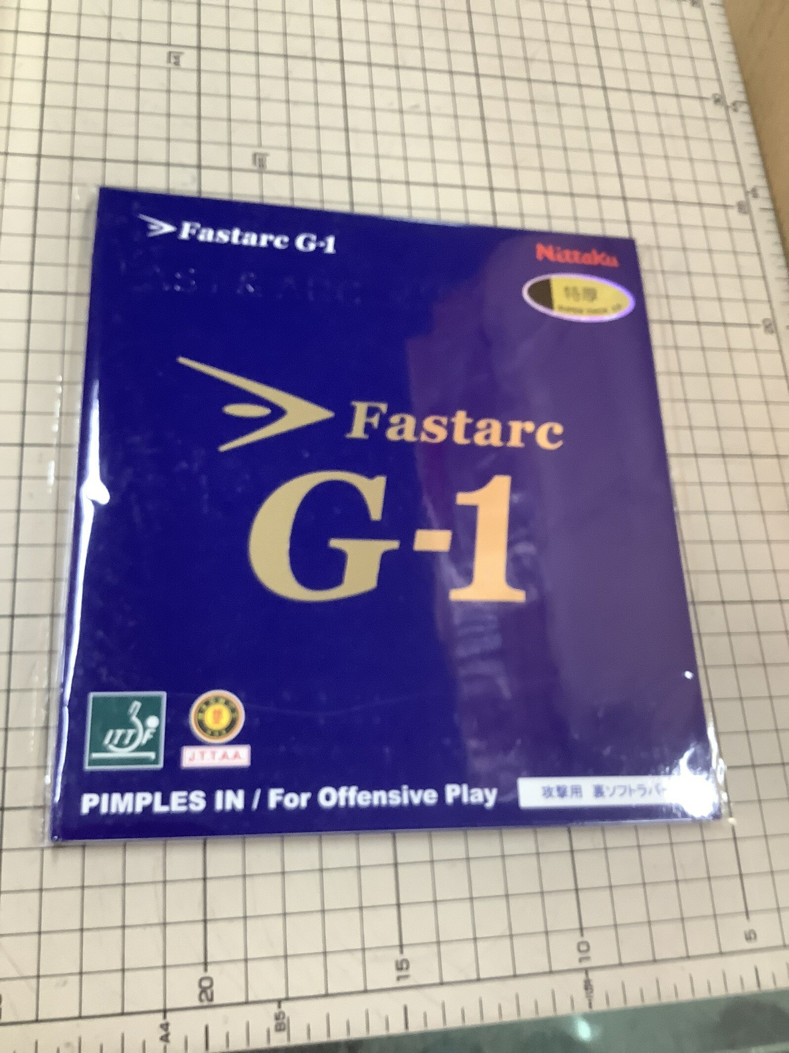 NITTAKU Fastarc G1 桌球皮 膠皮 G-1
