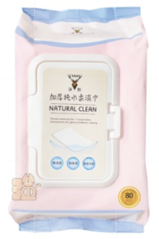 淨新加厚純水柔濕巾80抽(新舊包裝隨機出貨)/569010.696149