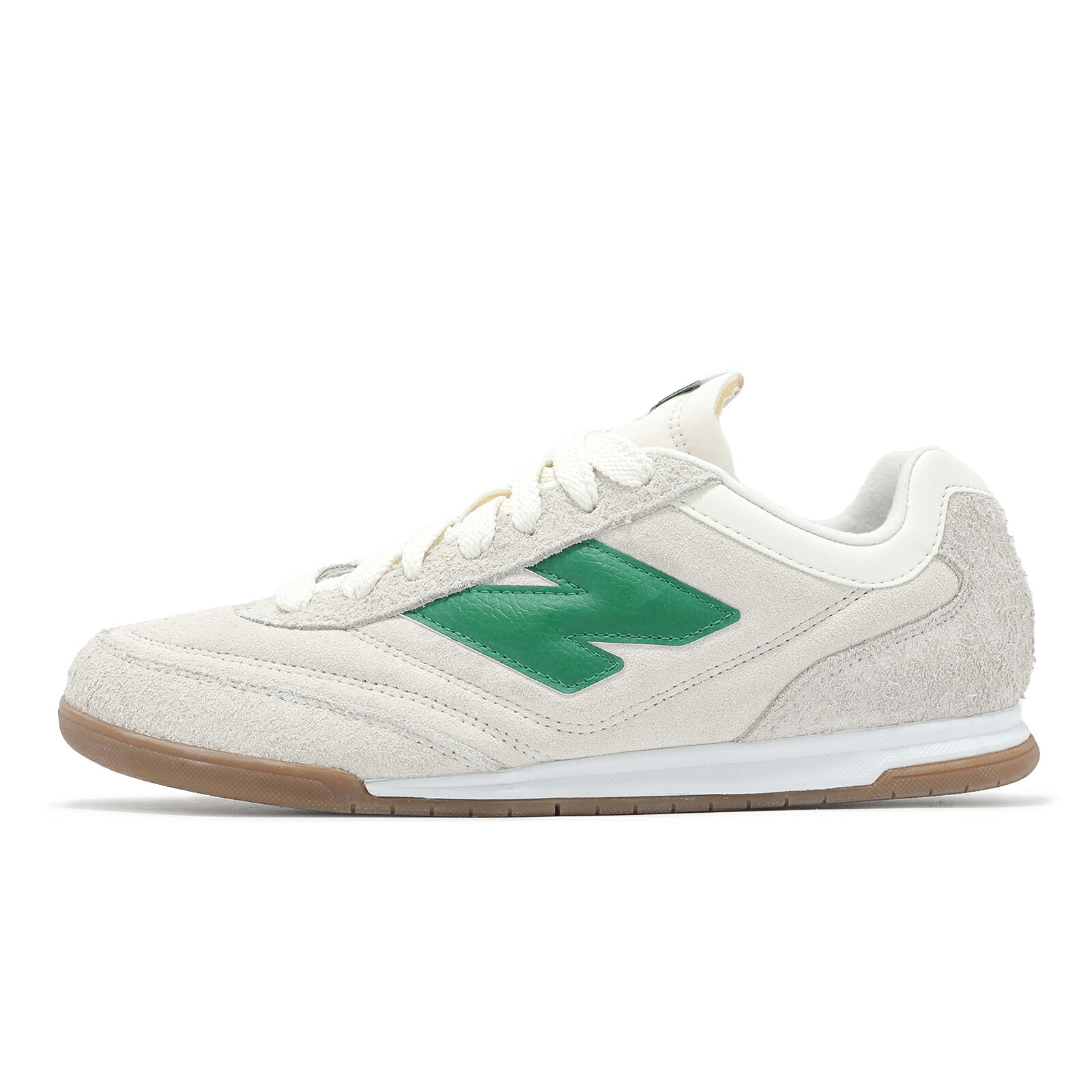 New Balance NB 休閒鞋 RC42 男鞋 女鞋 米白 綠 麂皮 低筒 膠底 復古 情侶鞋 NB