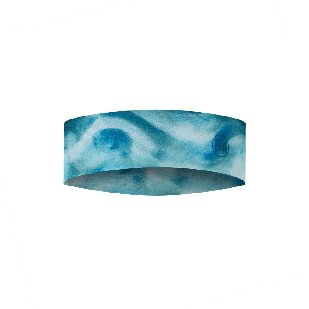 西班牙《BUFF》CoolNet UV® Headband 抗UV窄版頭帶  湖水藍綠