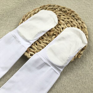 新款加厚舞蹈襪鋼絲面膜襪防滑白色連腳連褲襪1814