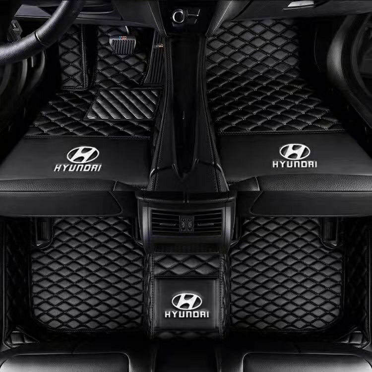 訂製現代(HYUNDAI ) Tucson ix25 ix35 i30等車型 加厚全包圍 汽車腳踏墊 腳墊車用地墊 皮革
