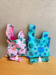 星巴克手腕包2024大地藝術藍粉色斜挎雙面國風圖飯盒收納女手提袋