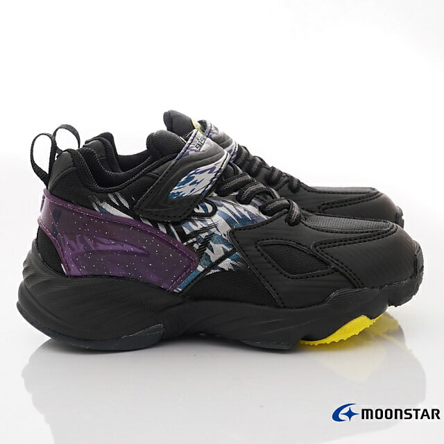 ★過年特賣★日本月星Moonstar機能童鞋炫技者-旋風系列寬楦耐磨運動鞋款SK00156黑(中大童段) 3