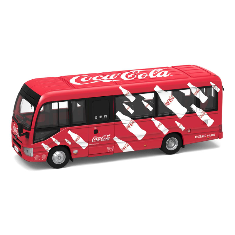 Tiny 1/76 合金模型 豐田 Coaster 可口可樂 十九座