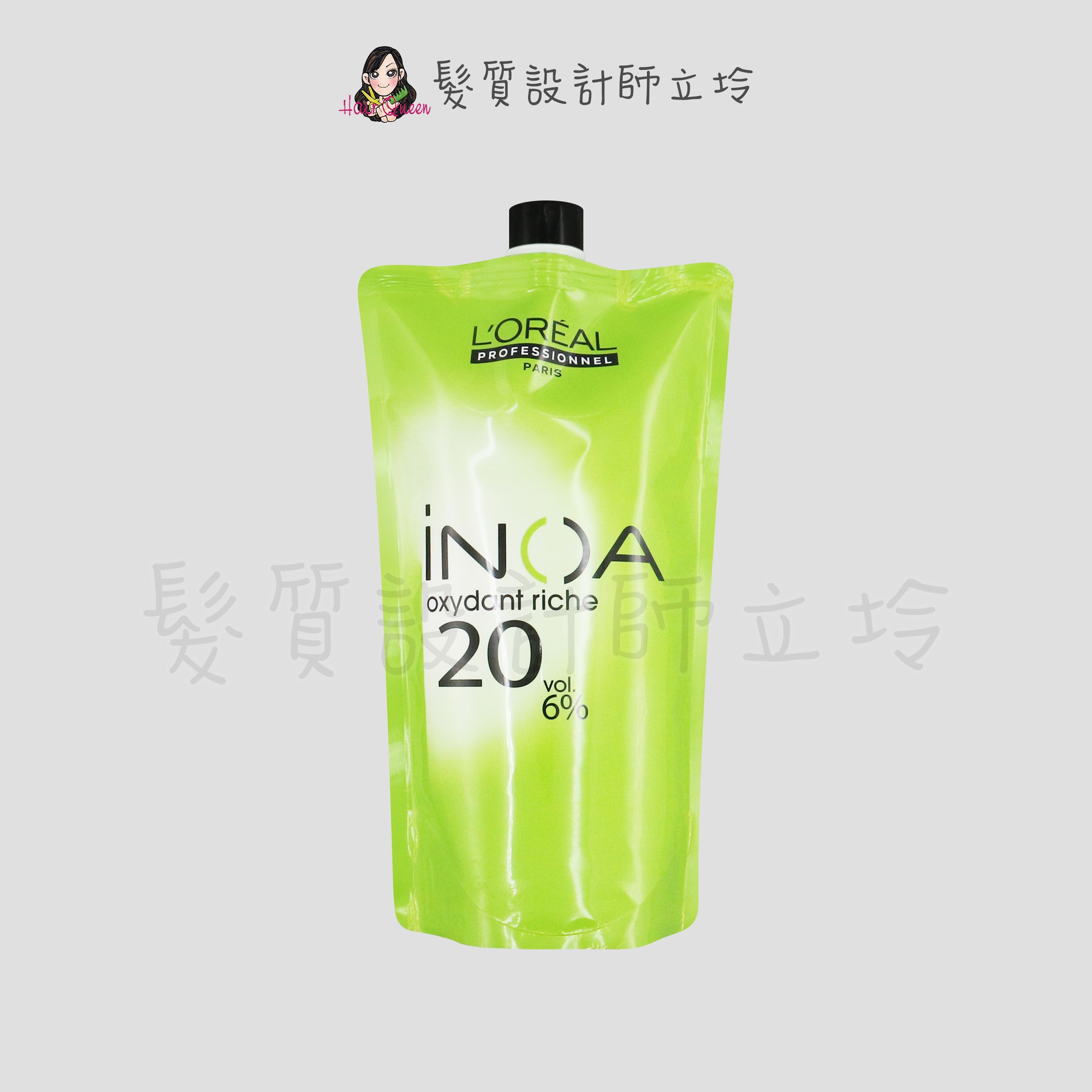 LOREAL INOA 伊諾雅雙氧乳20V(6%)1000ml(補充包) IR02｜立坽『無氨染膏』台灣萊雅公司貨｜領券再折｜換季保養 ⚡頭皮保養 水潤保濕 蓬鬆秀髮 沙龍髮品