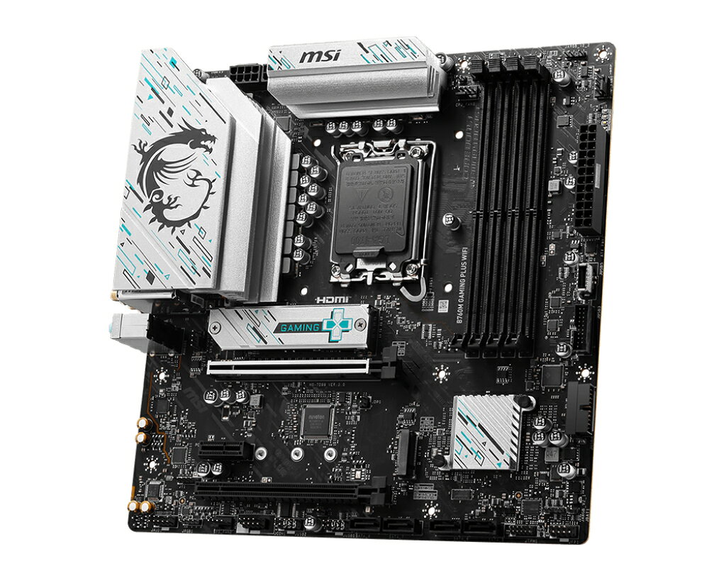 MSI 微星 B760M GAMING PLUS WIFI M-ATX DDR5 1700腳位 主機板 1