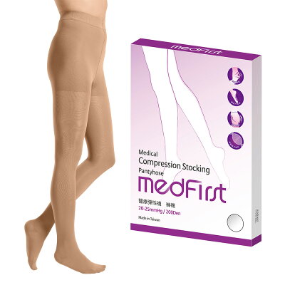 Medfirst 醫療彈性襪 200D 褲襪 膚色 S號/M號/L號/XL號 (單件)【杏一】
